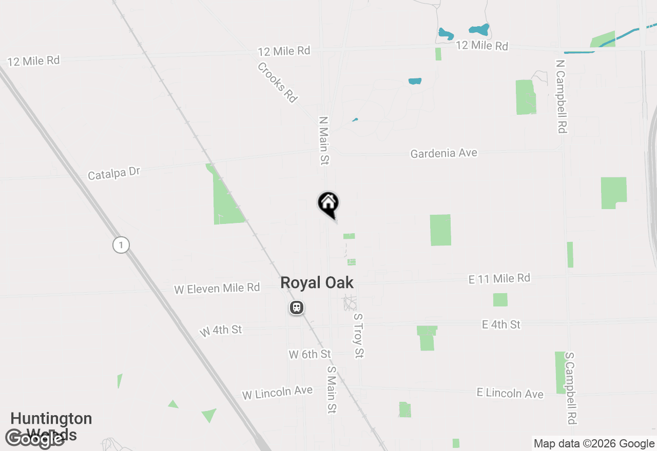 Map of 510 N Main St #510, Royal Oak, MI 48067