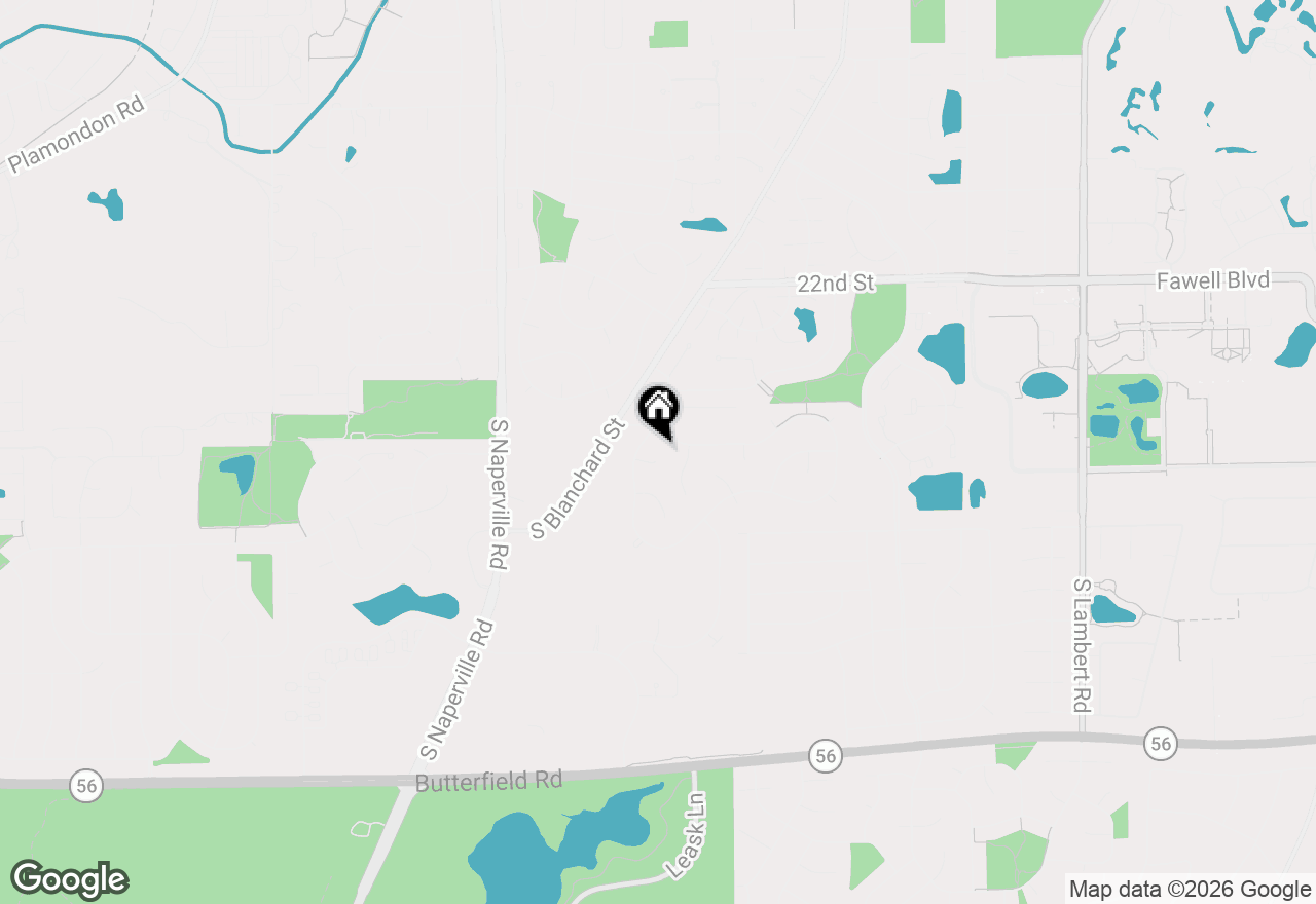 Map of 877 Stillwell Court, Wheaton, IL 60189
