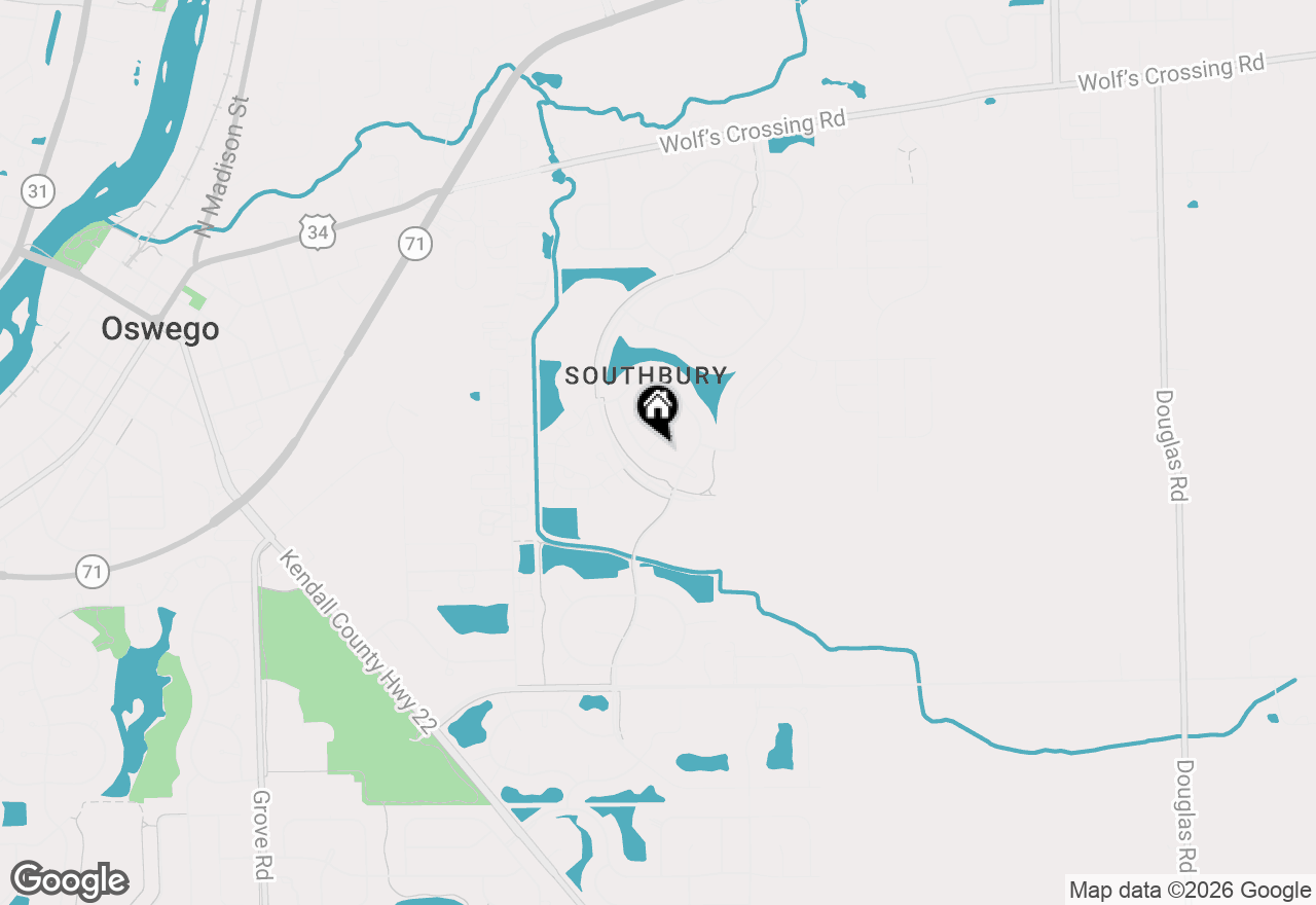 Map of 700 Cheshire Court, Oswego, IL 60543