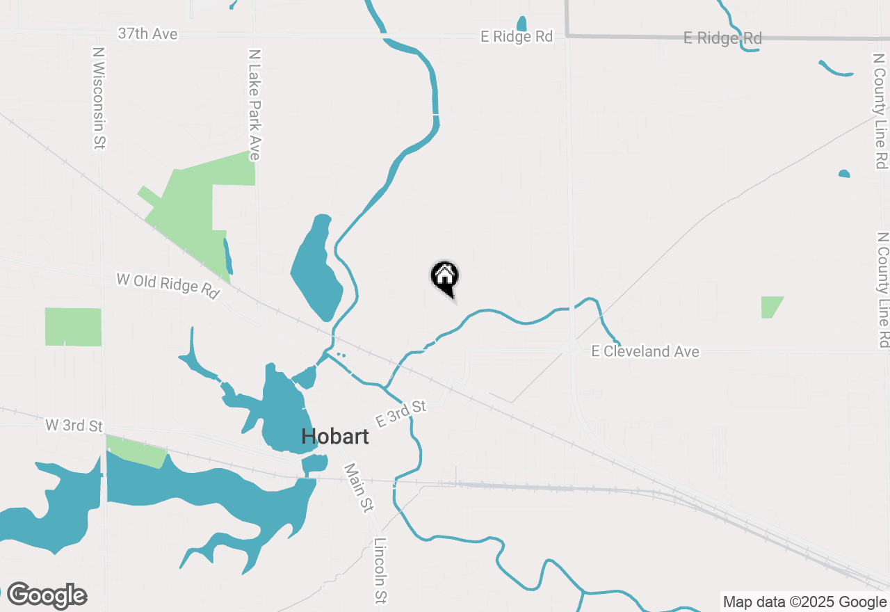 Map of 916 E Home Avenue, Hobart, IN 46342
