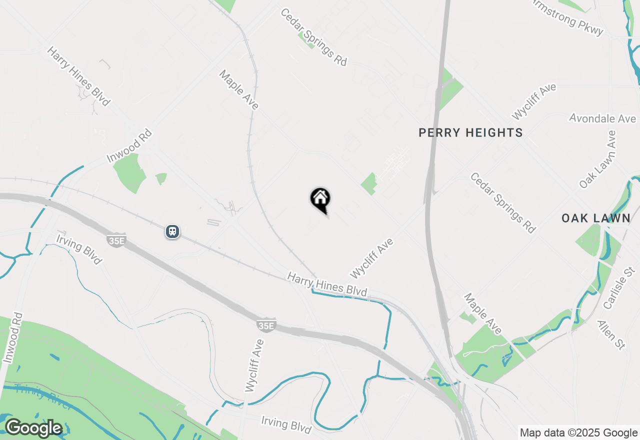 Map of 4606 New Water Lane, Dallas, TX 75219