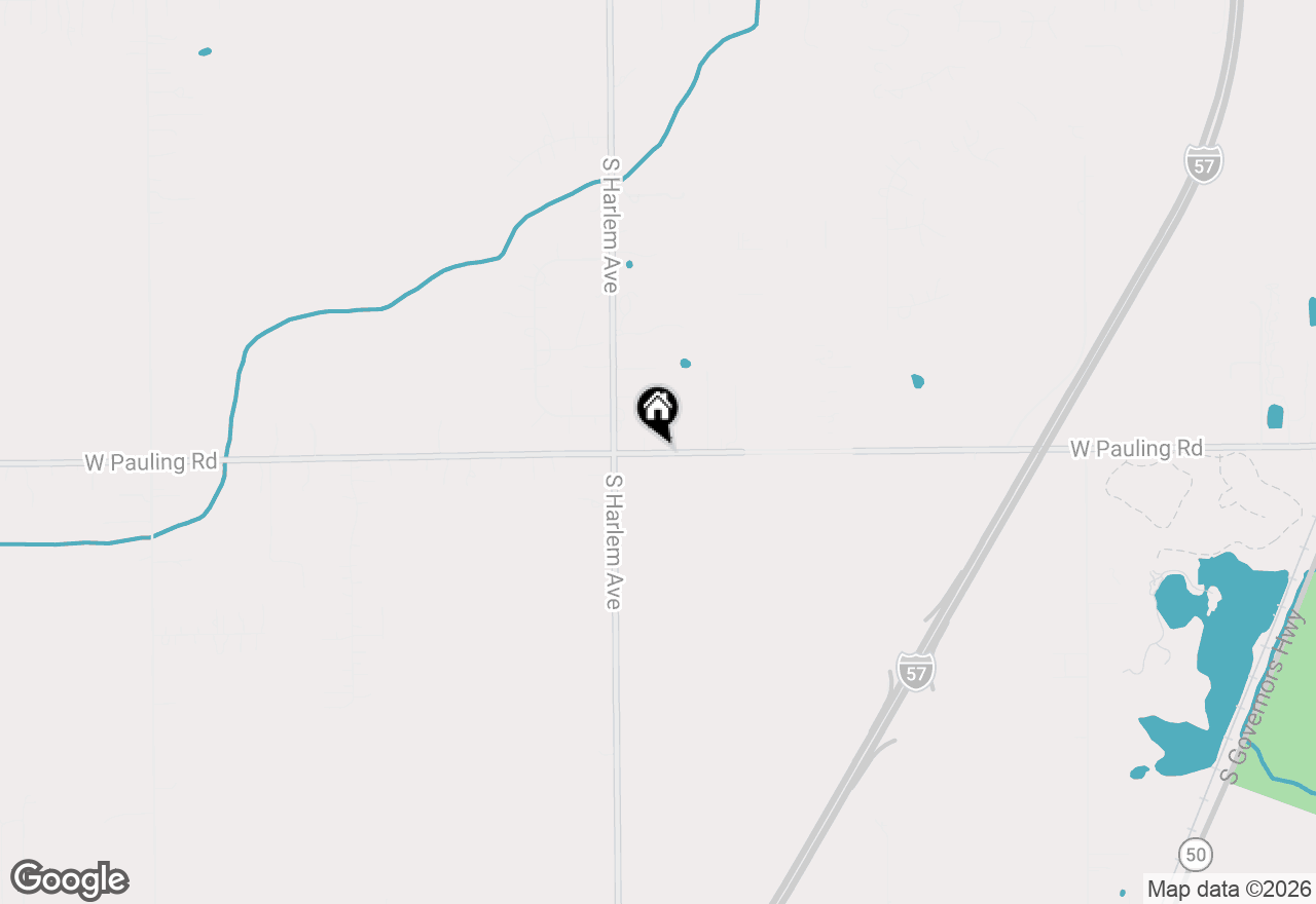 Map of 7140 W Pauling Road, Monee, IL 60449