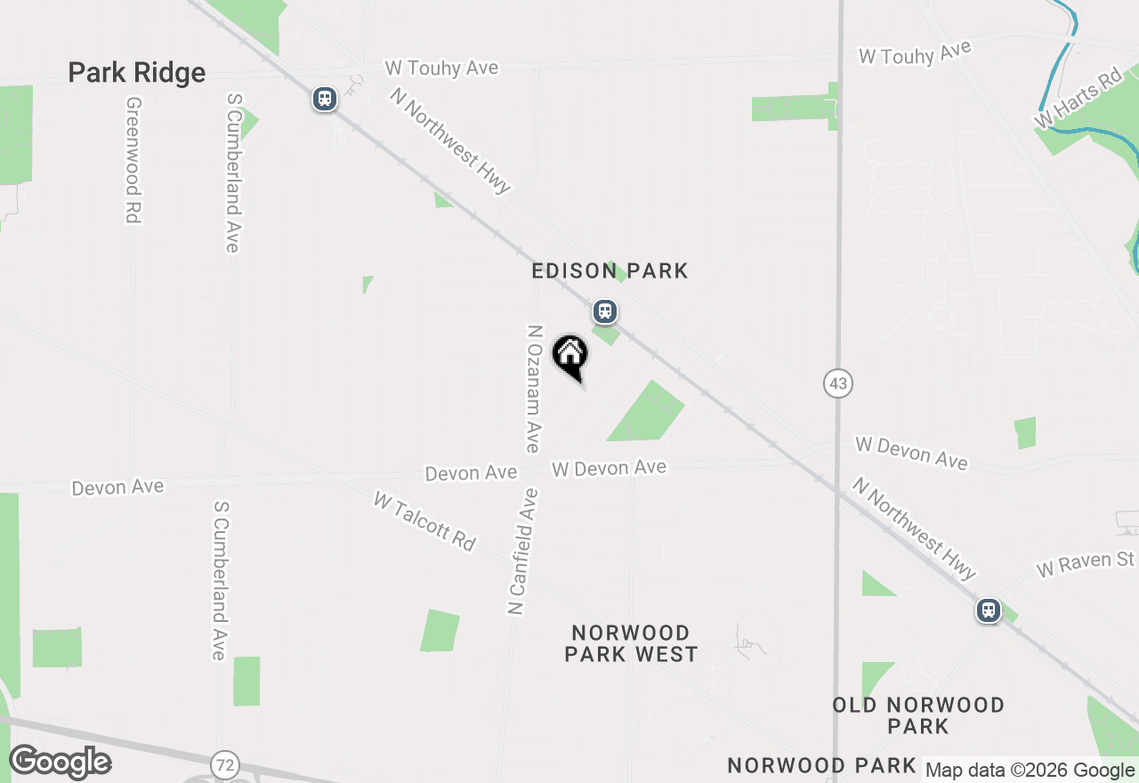 Map of 6548 N Oliphant Avenue, Chicago, IL 60631