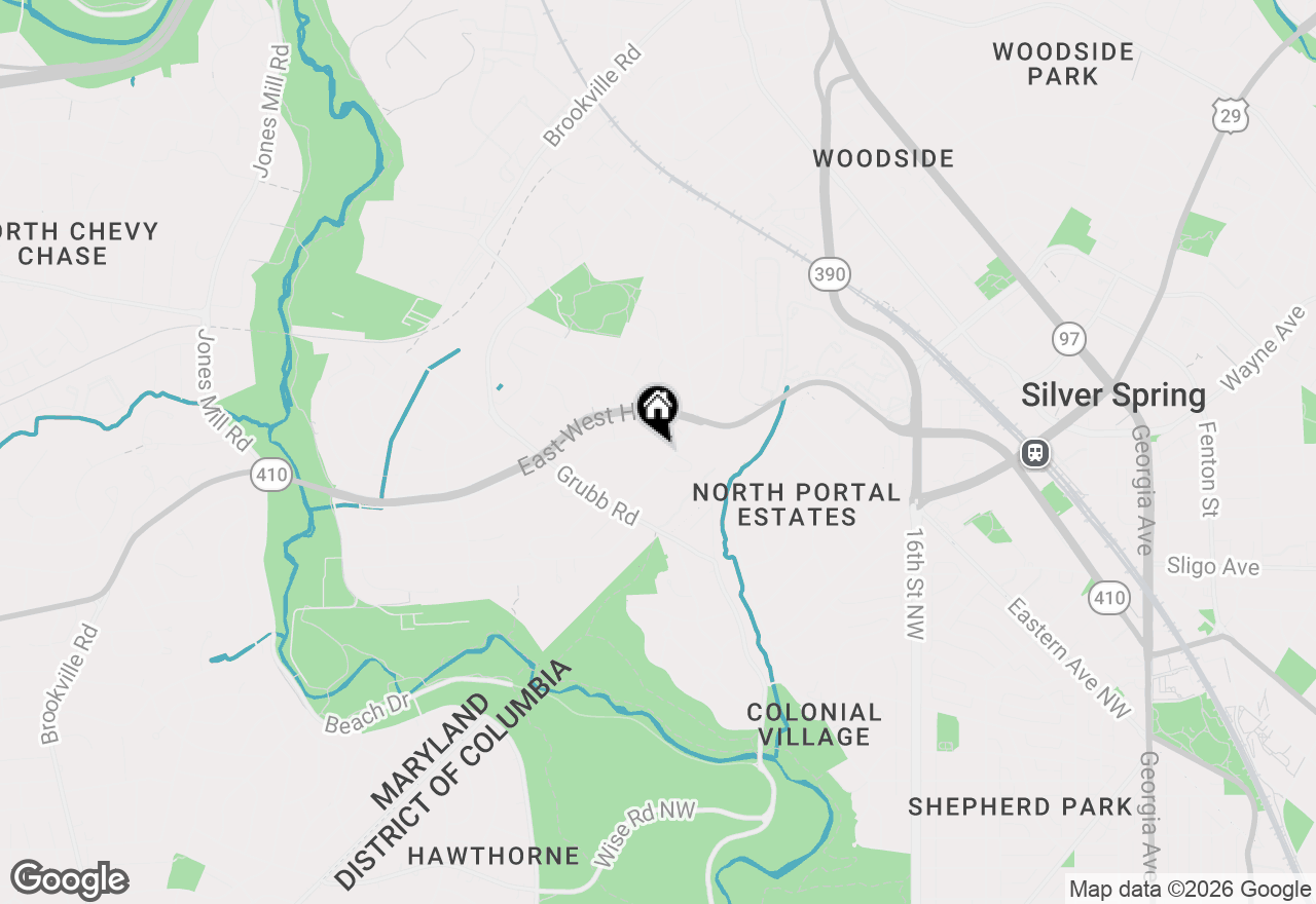 Map of 2207 Washington Avenue #201, Silver Spring, MD 20910