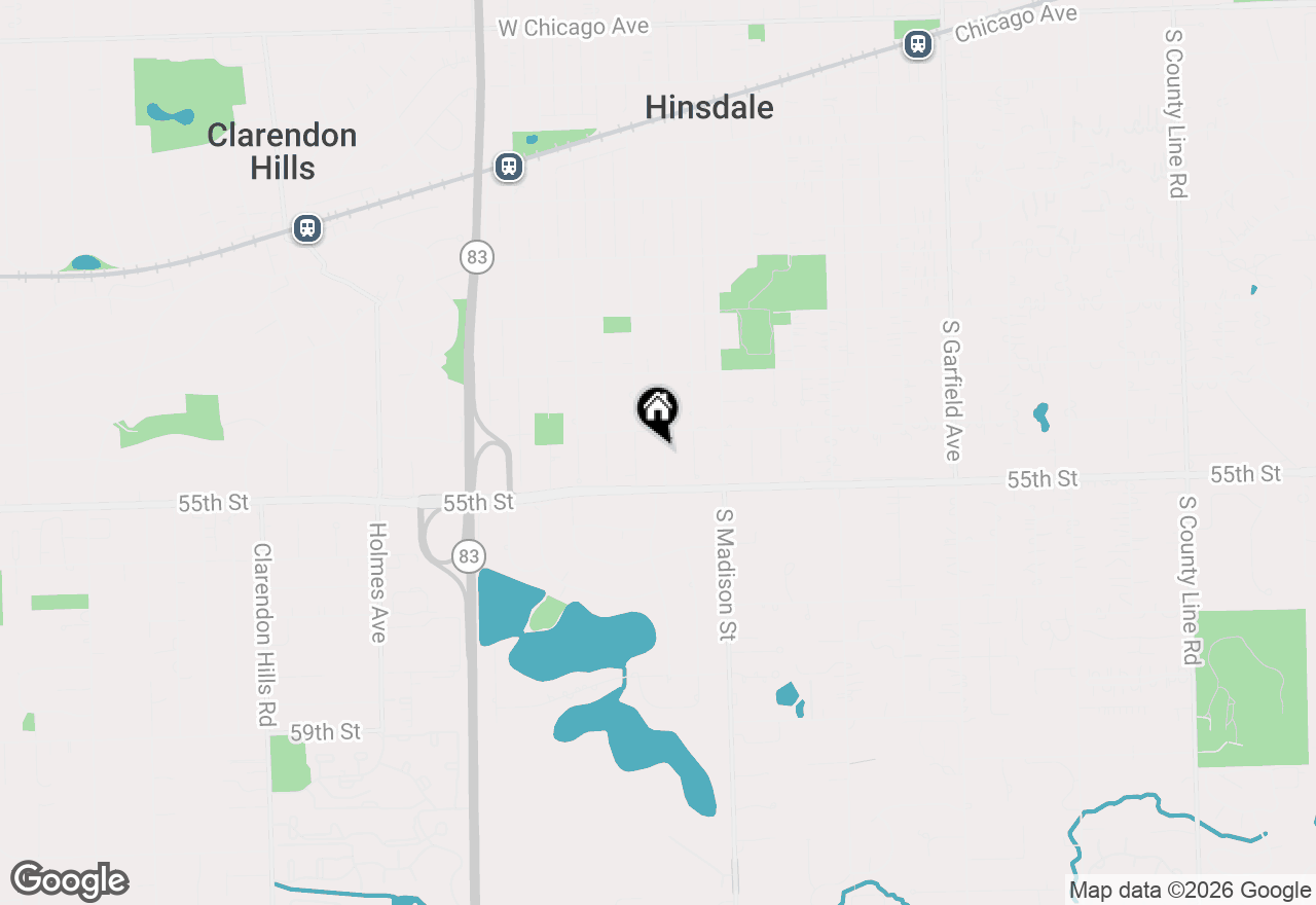 Map of 920 S Monroe Street, Hinsdale, IL 60521