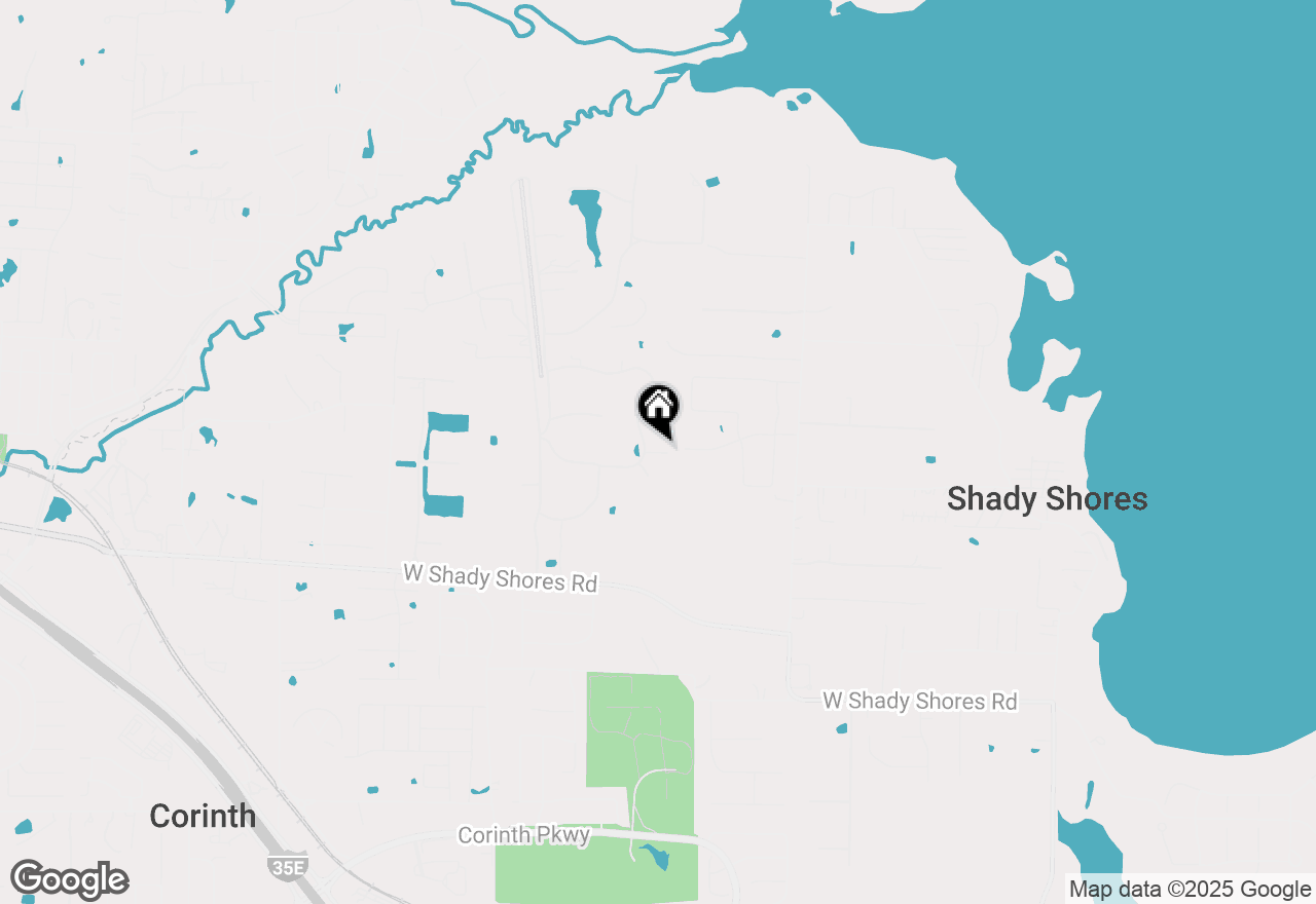 Map of 144 Hidden Valley Airpark, Shady Shores, TX 76208