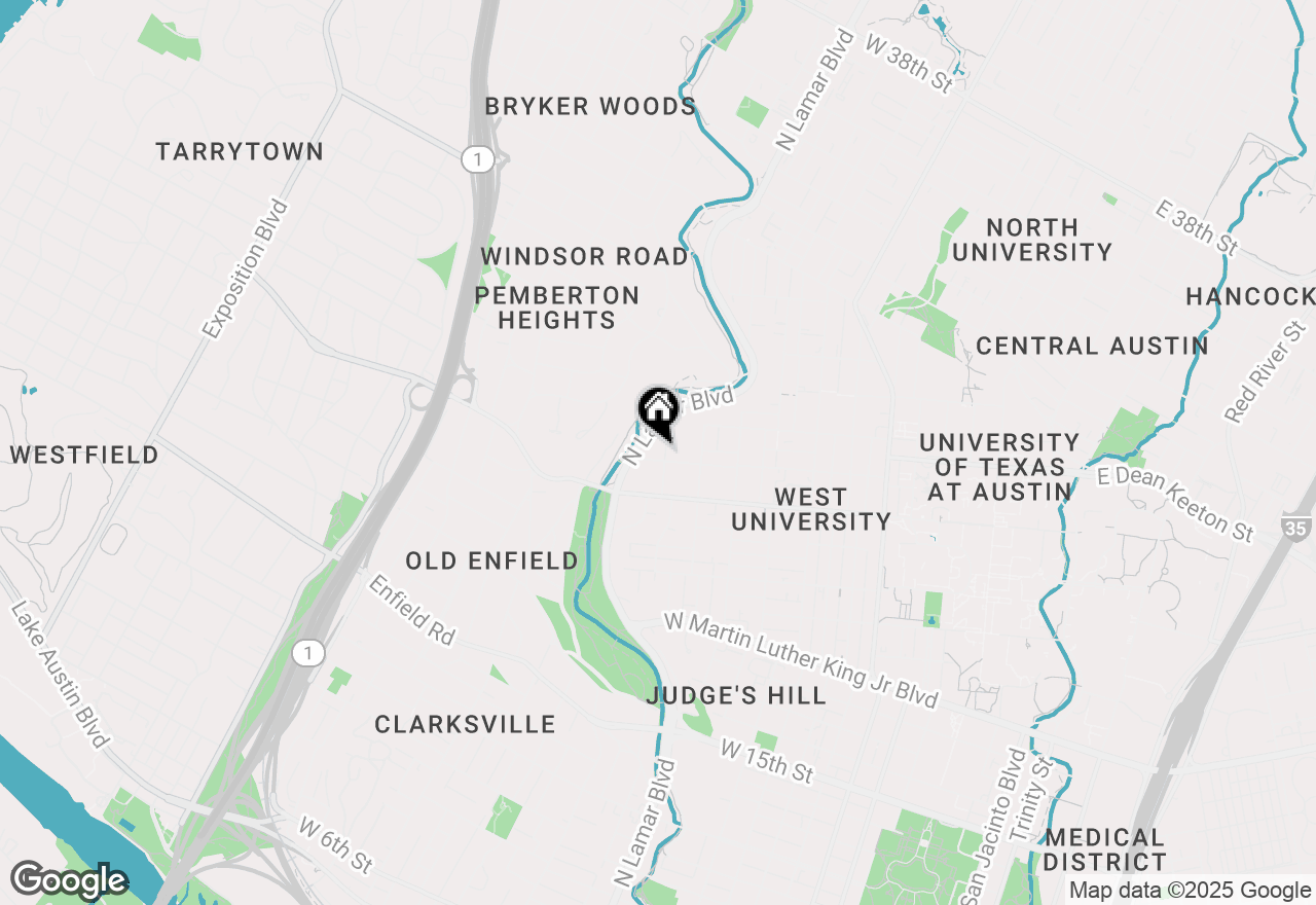 Map of 2500 Longview St #101, Austin, TX 78705