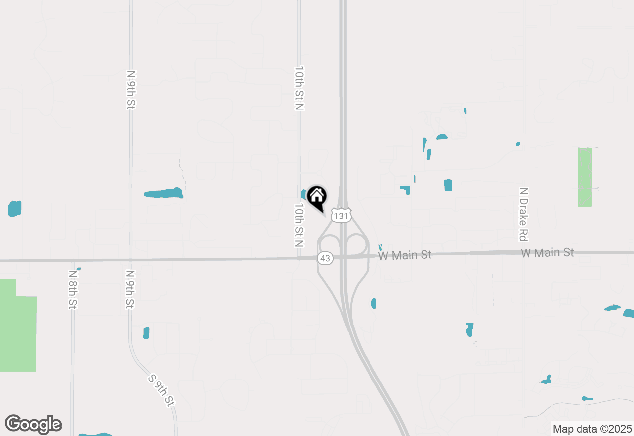 Map of 1080 10th Street #100, Kalamazoo, MI 49009