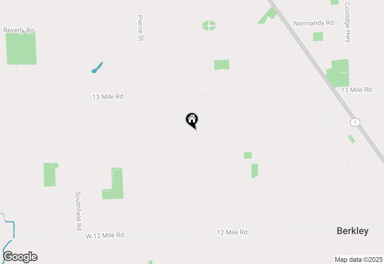 Map of 30468 Fairfax Street, Southfield, MI 48076