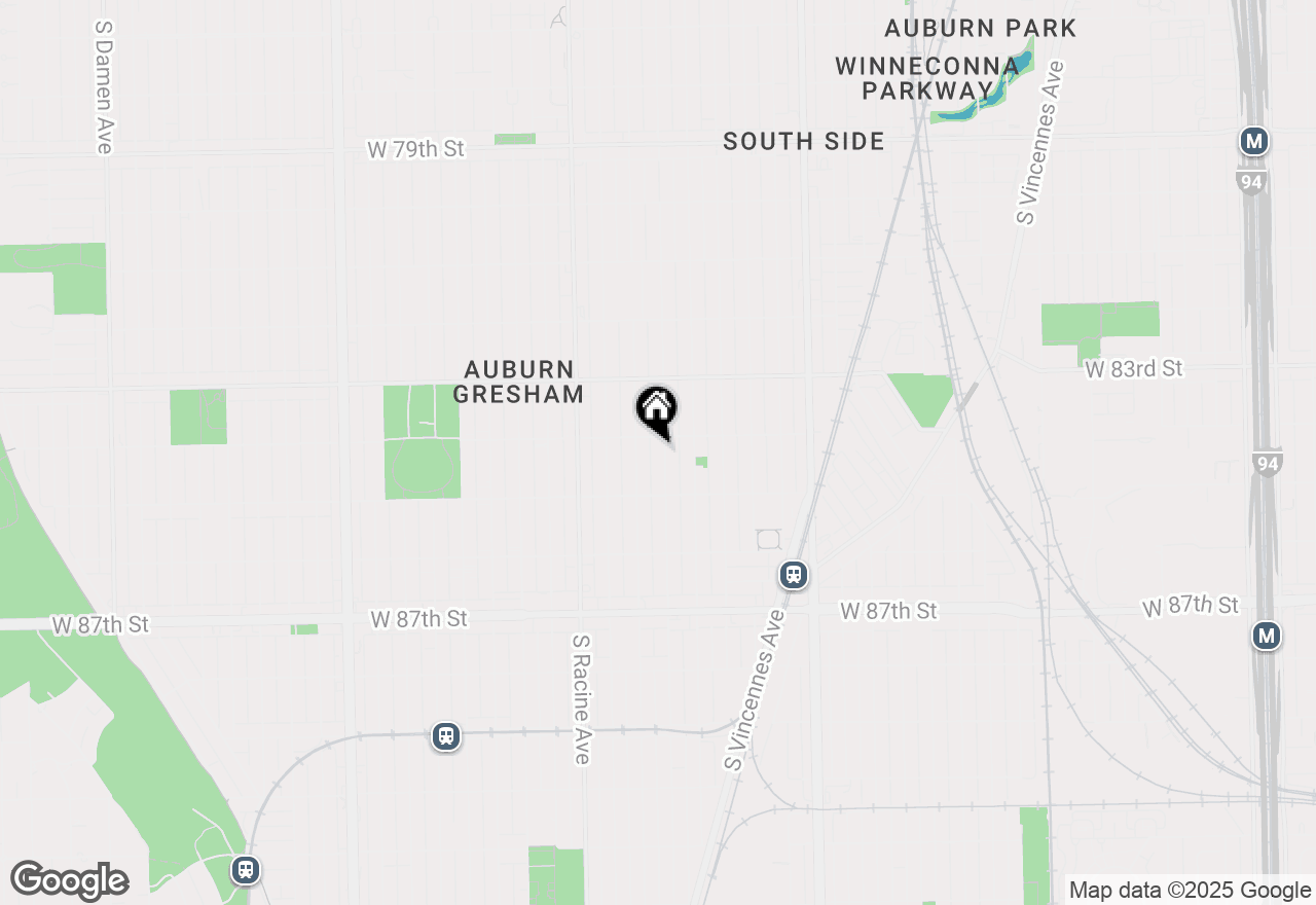 Map of 8412 S Carpenter Street, Chicago, IL 60620