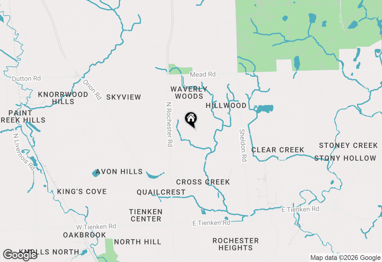 Map of 158 Enclave Court, Rochester, MI 48306