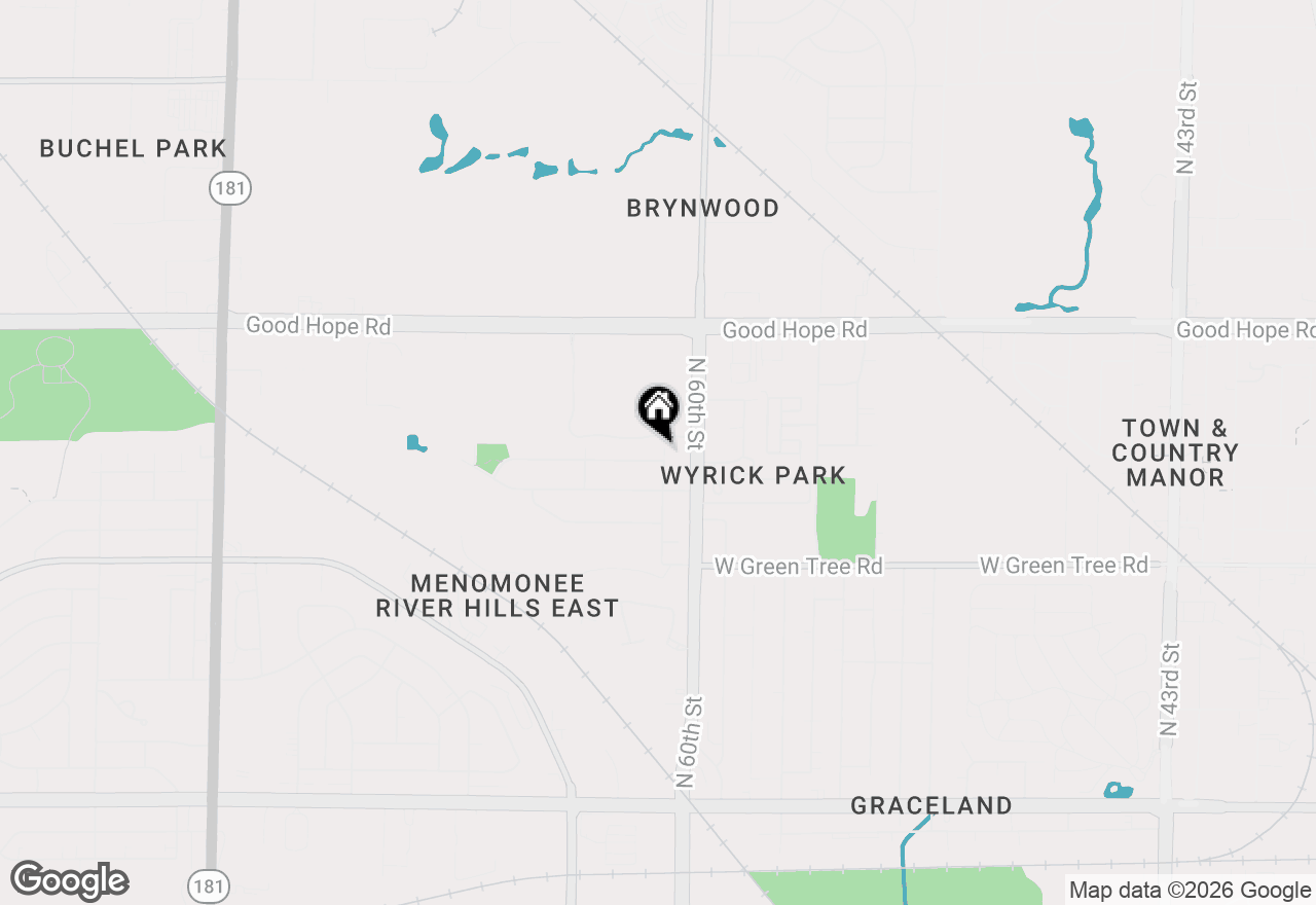 Map of 6100 W Hustis St, Milwaukee, WI 53223