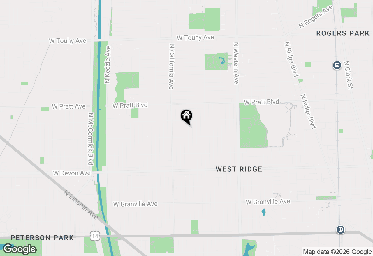 Map of 6630 N Washtenaw Avenue #G, Chicago, IL 60645