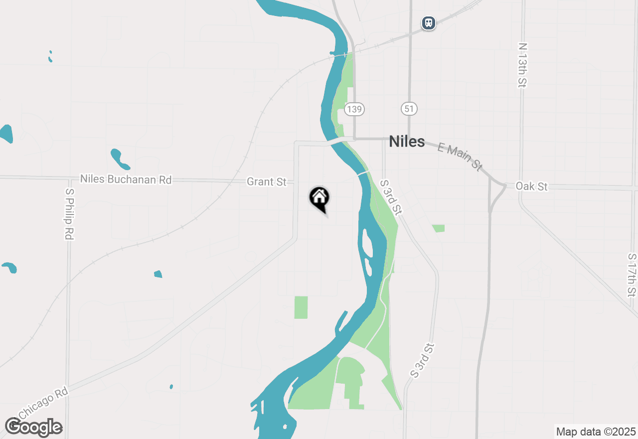 Map of 216 S St Joseph Avenue, Niles, MI 49120