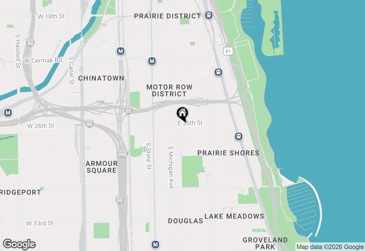 Map of 2605 S Indiana Avenue #403, Chicago, IL 60616