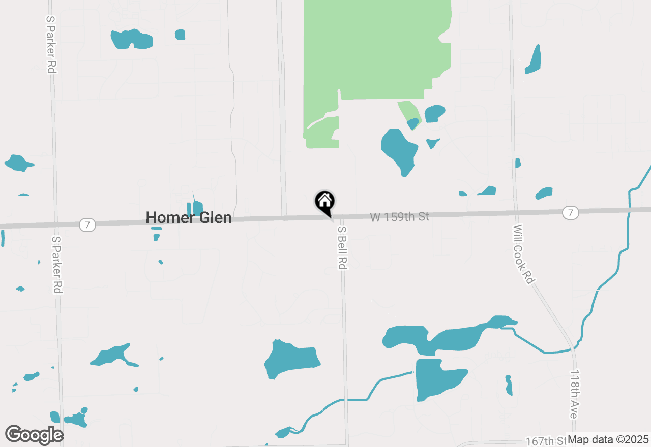 Map of 12649 W 159th Street, Homer Glen, IL 60491