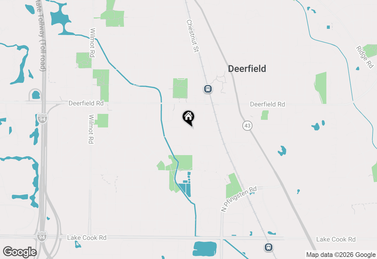 Map of 1015 Osterman Avenue, Deerfield, IL 60015