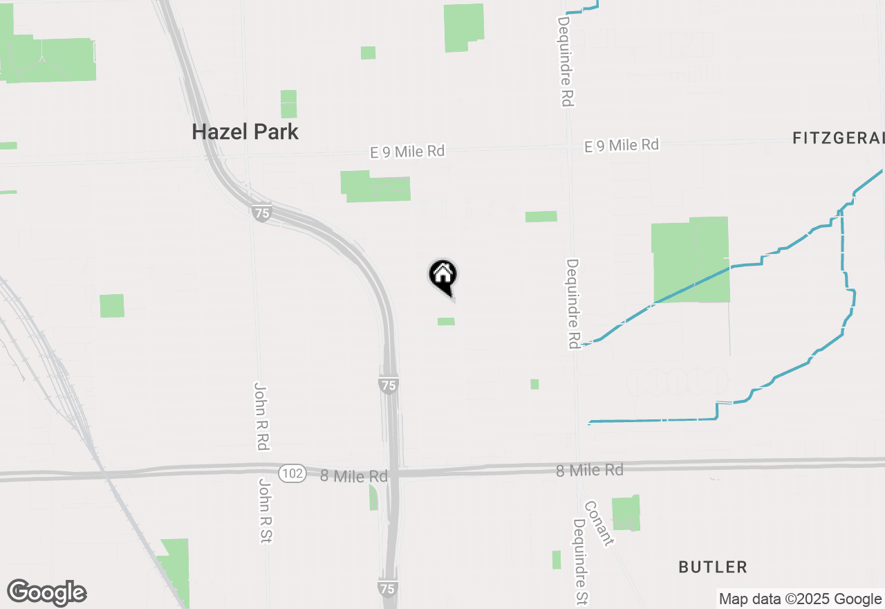 Map of 1236 E Meyers Avenue, Hazel Park, MI 48030