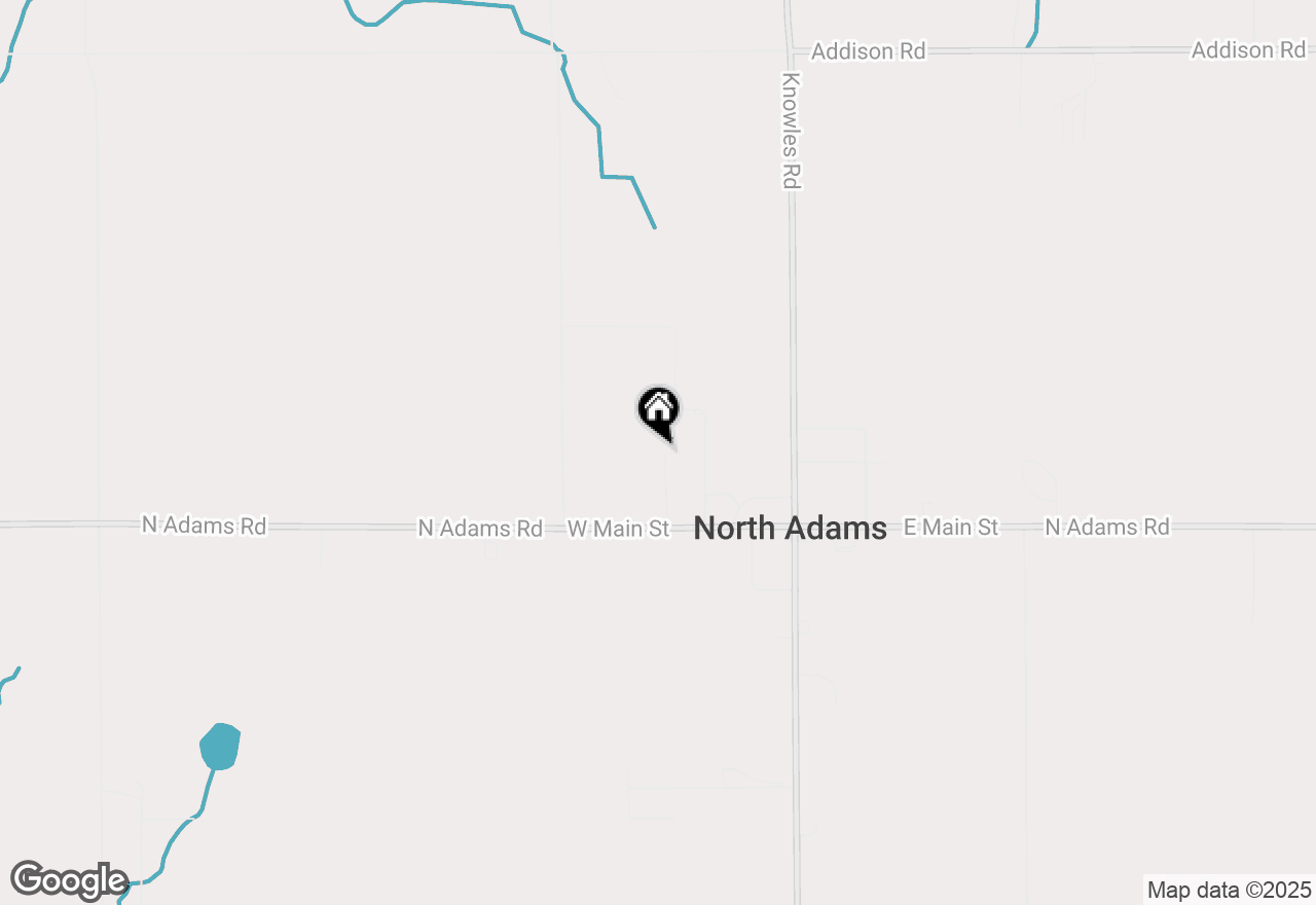 Map of 300 Birdsall Street, North Adams, MI 49262