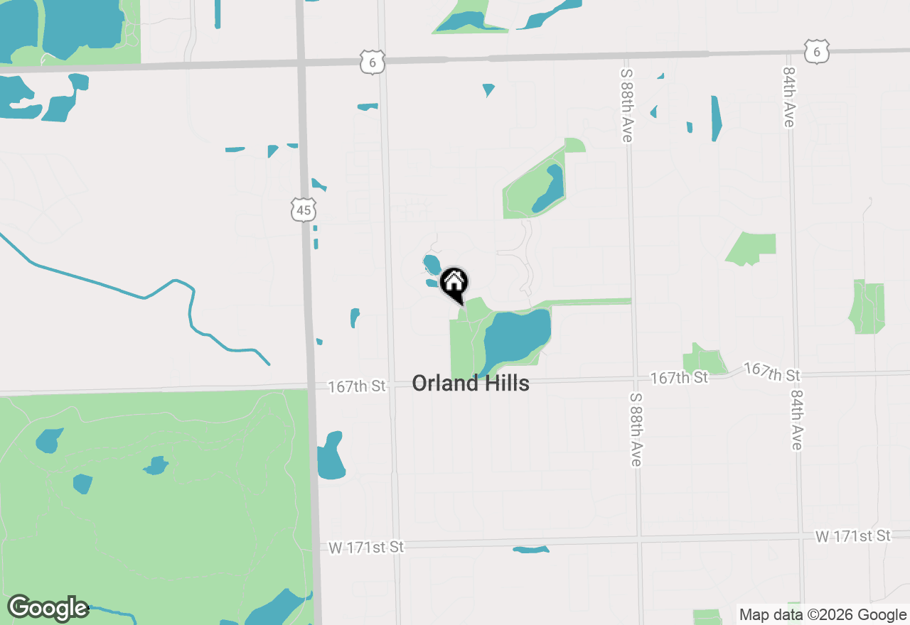 Map of 16519 Haven Avenue, Orland Hills, IL 60487