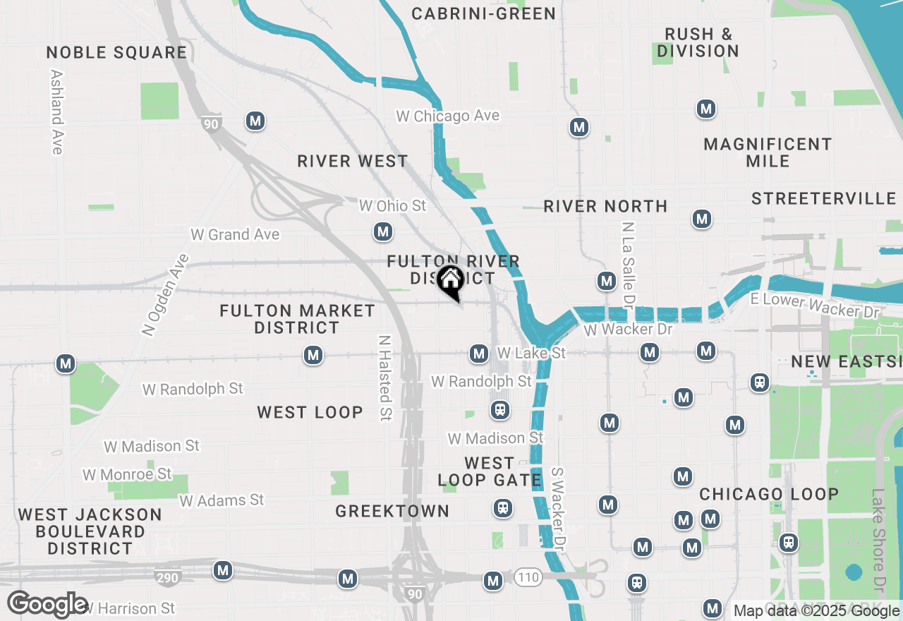 Map of 324 N Jefferson Street #302, Chicago, IL 60661