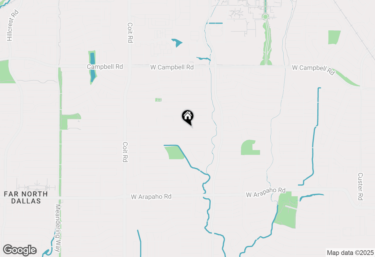 Map of 1129 Melrose Drive, Richardson, TX 75080