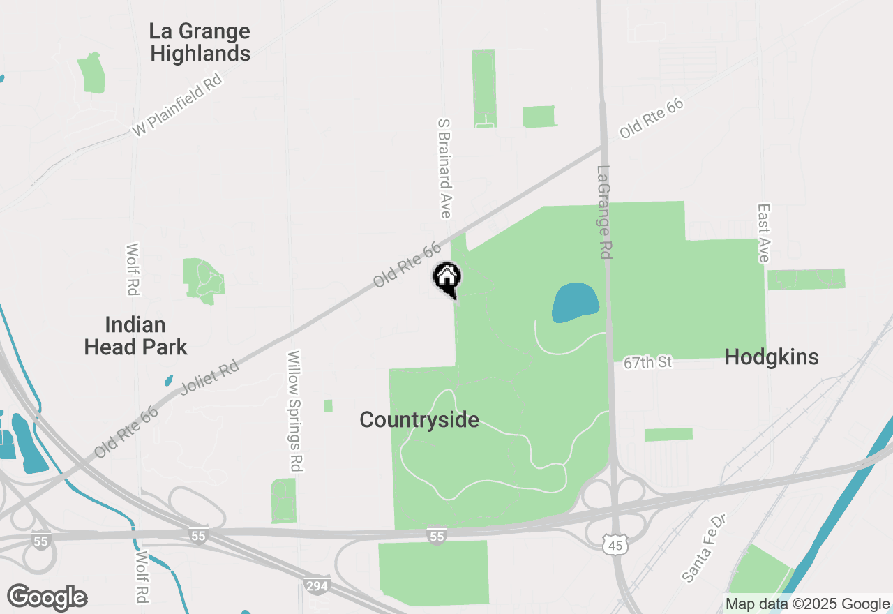 Map of 6600 S Brainard Avenue #402, Countryside, IL 60525