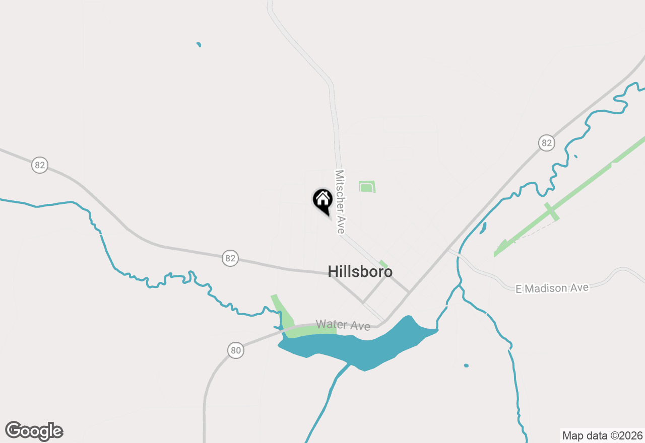 Map of 825 Mill St, Hillsboro, WI 54634