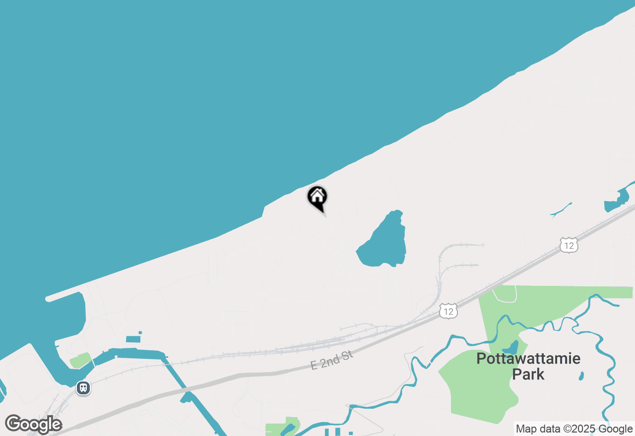 Map of 1114 Lake Shore Drive, Michigan City, IN 46360