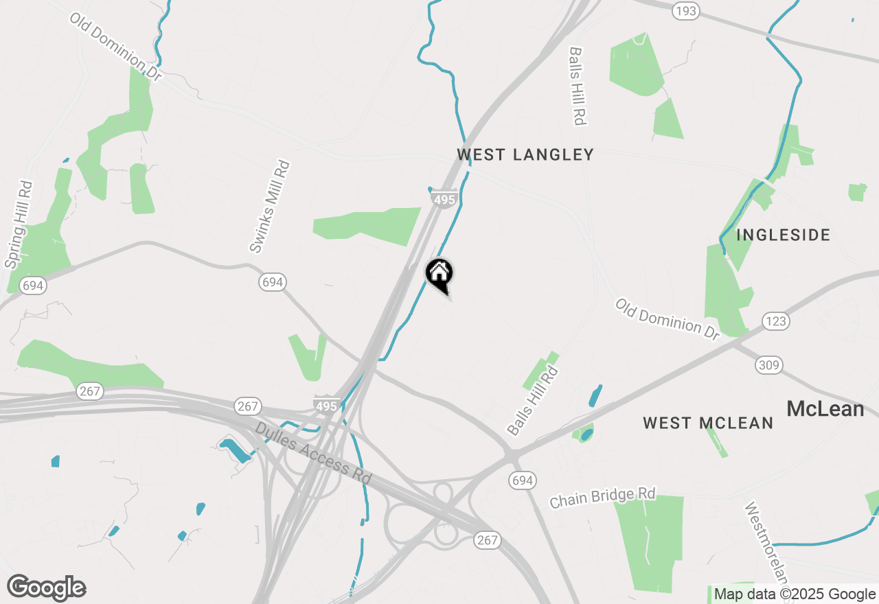 Map of 1302 Scotts Run Road, Mclean, VA 22102