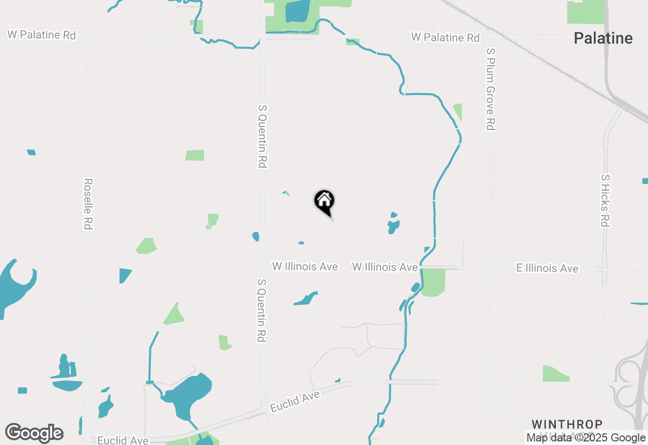 Map of 631 S Elm Street, Palatine, IL 60067