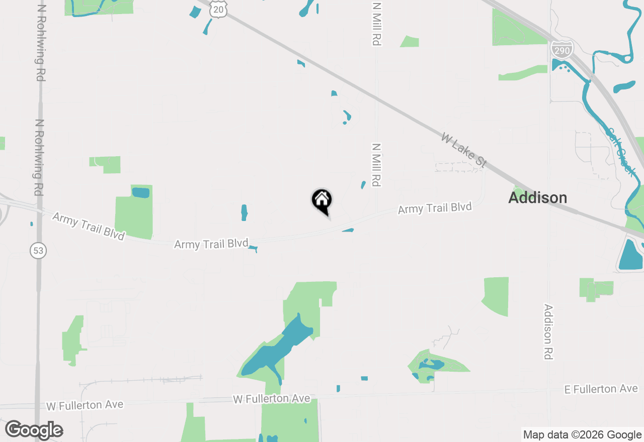 Map of 777 W Fairway Drive, Addison, IL 60101