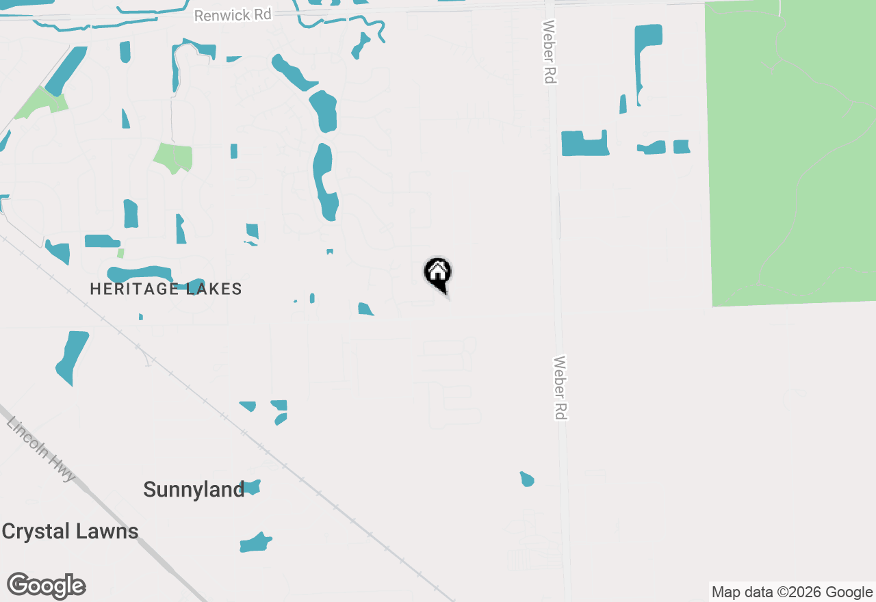 Map of 16637 Serene Lake Way, Crest Hill, IL 60403