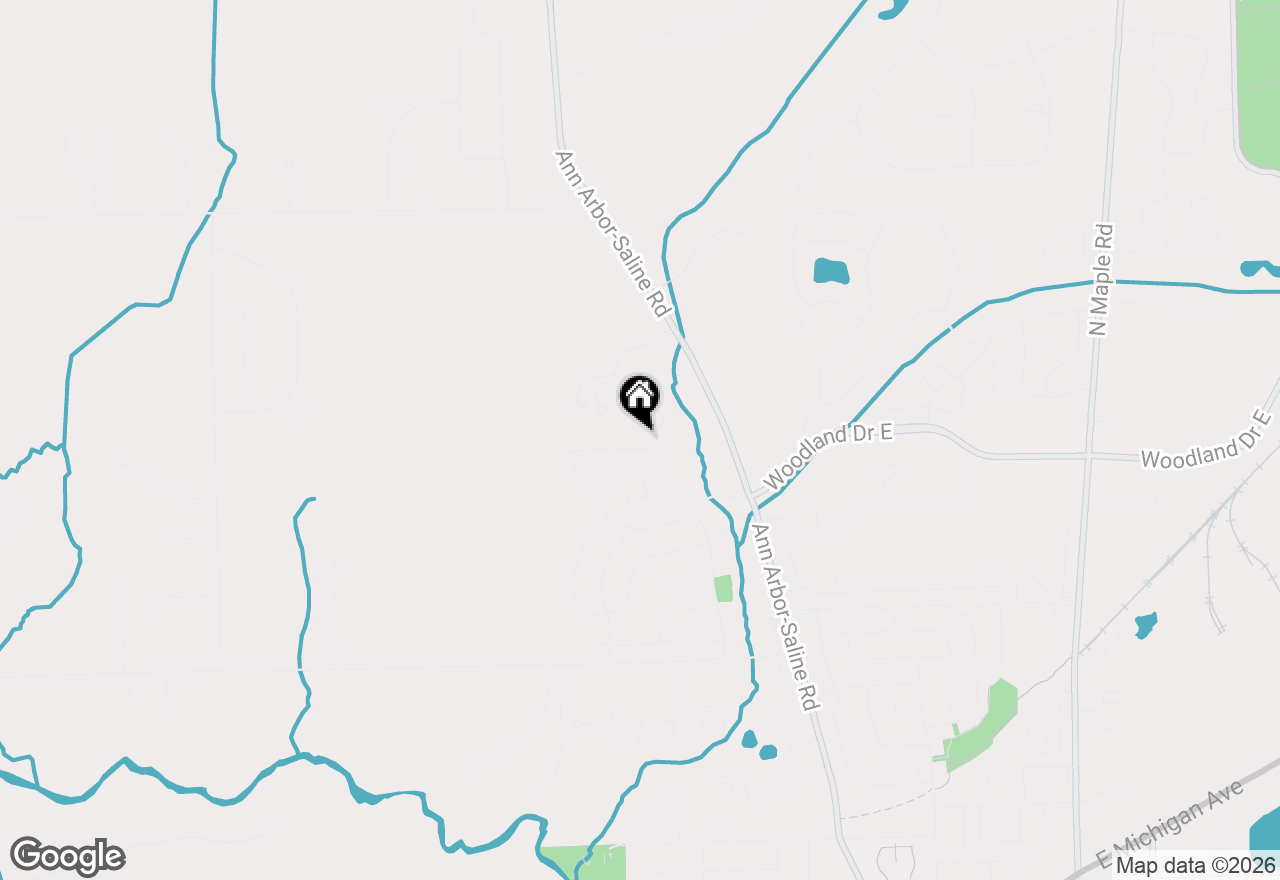 Map of 1374 Colony Drive, Saline, MI 48176