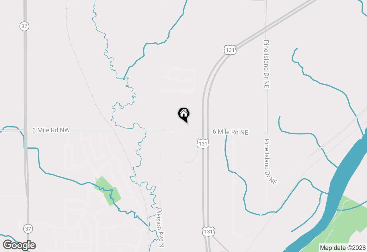 Map of 5228 Larkin Avenue Ne, Comstock Park, MI 49321