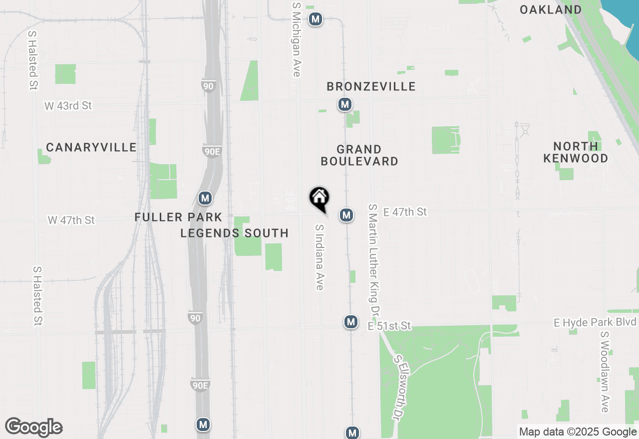 Map of 4719 S Indiana Avenue #2N, Chicago, IL 60615