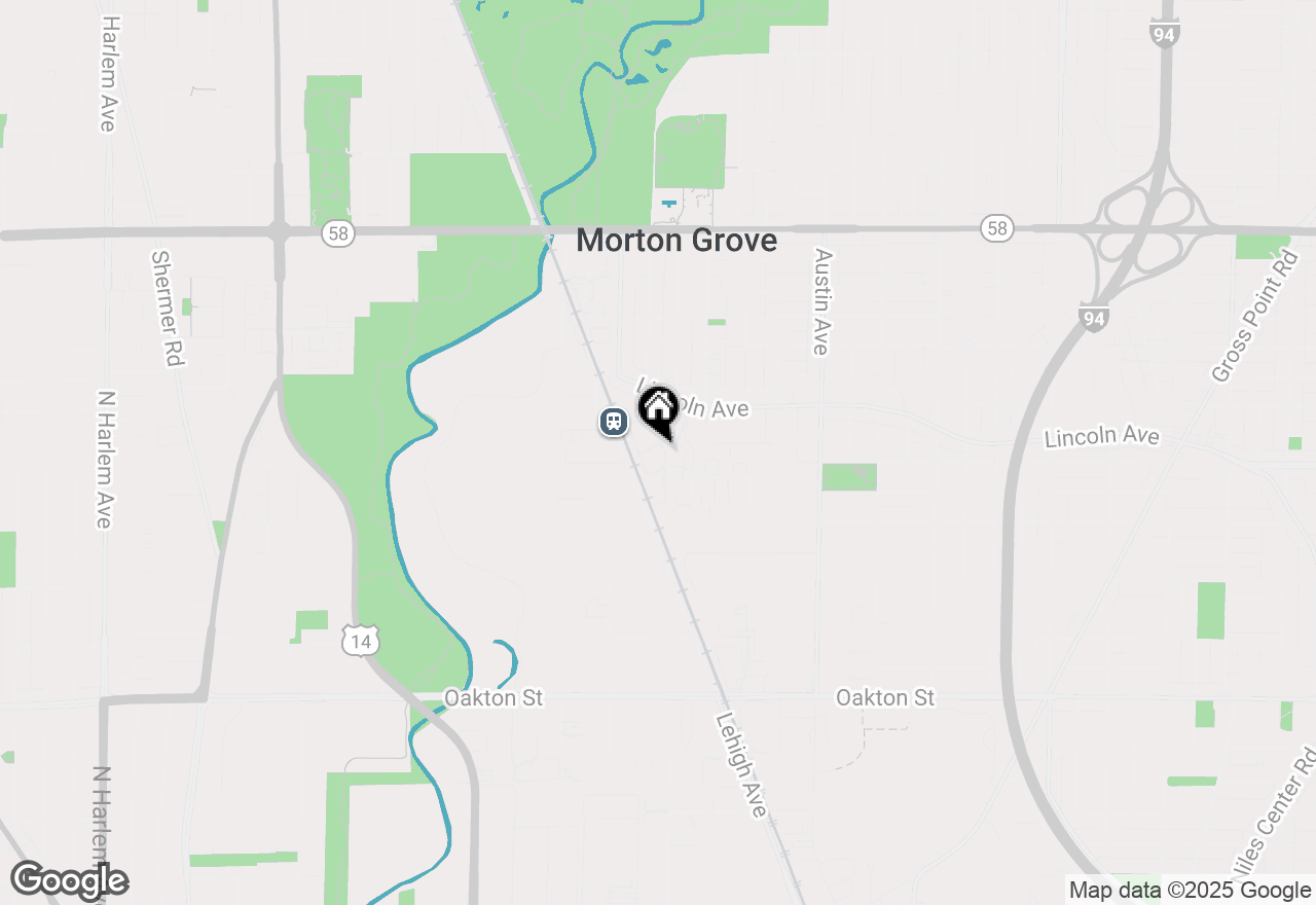 Map of 8340 Callie Avenue #506, Morton Grove, IL 60053