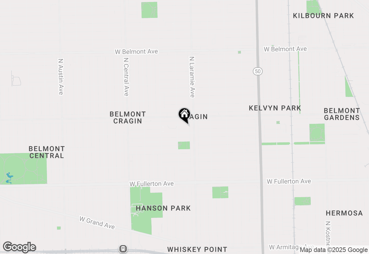 Map of 5233 W Parker Avenue, Chicago, IL 60639