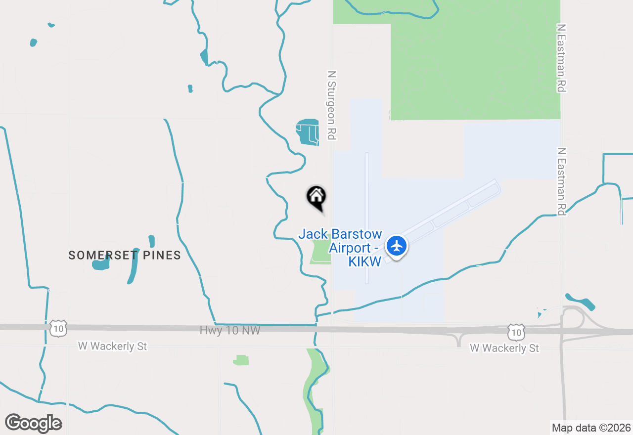 Map of 7301 Aster Street, Midland, MI 48642