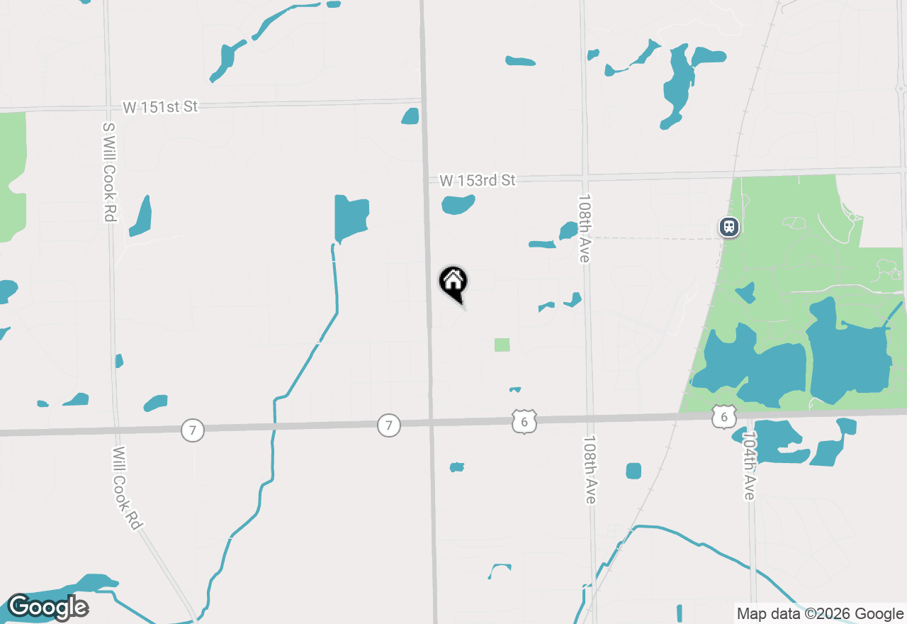 Map of 11127 Shenandoah Drive, Orland Park, IL 60467