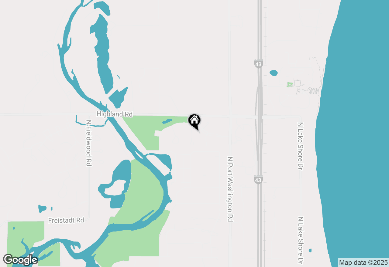 Map of 12706 N Maplecrest Ln, Mequon, WI 53092