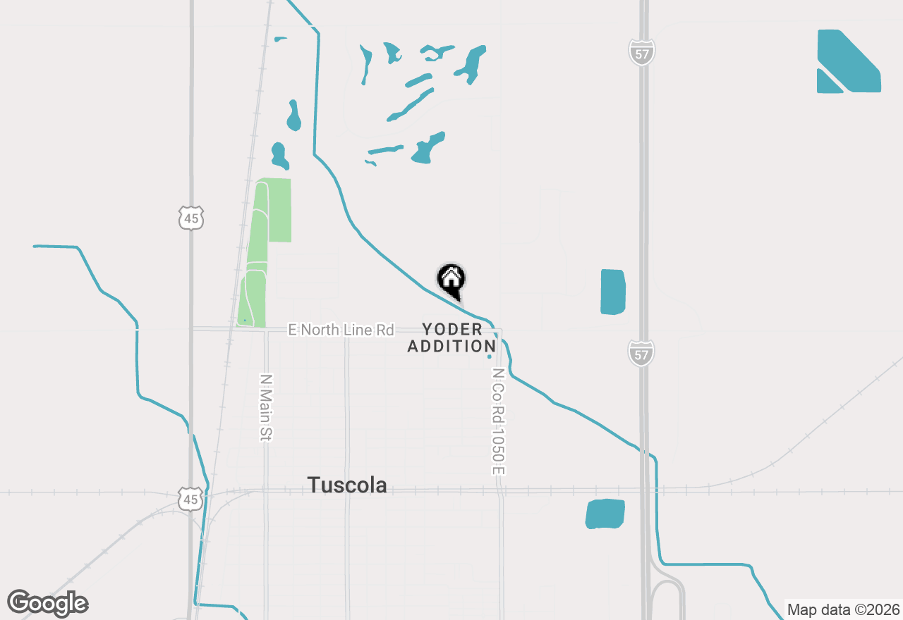 Map of 902 Fleetwood Drive, Tuscola, IL 61953