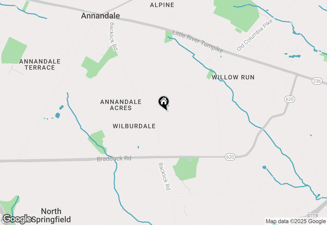 Map of 4918 Sunset Lane, Annandale, VA 22003