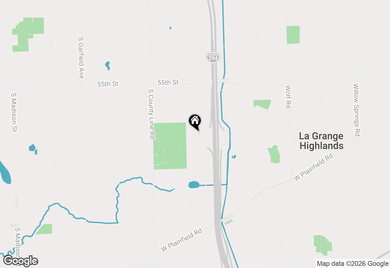 Map of 700 South Drive, Burr Ridge, IL 60527