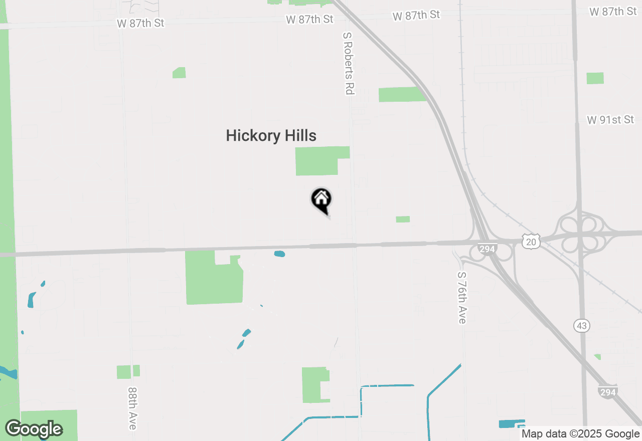 Map of 9400 S 81st Avenue, Hickory Hills, IL 60457