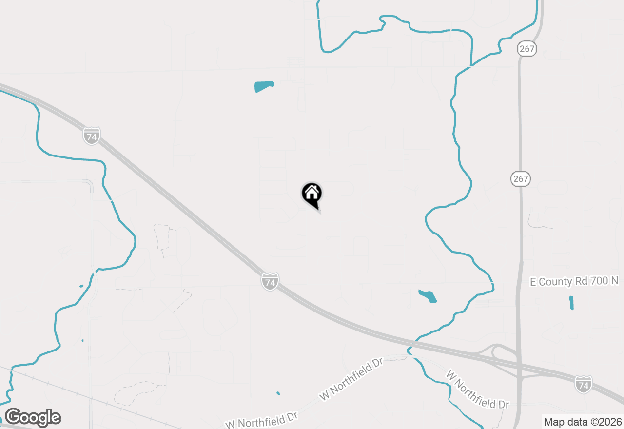 Map of 599 Tradewind, Brownsburg, IN 46112
