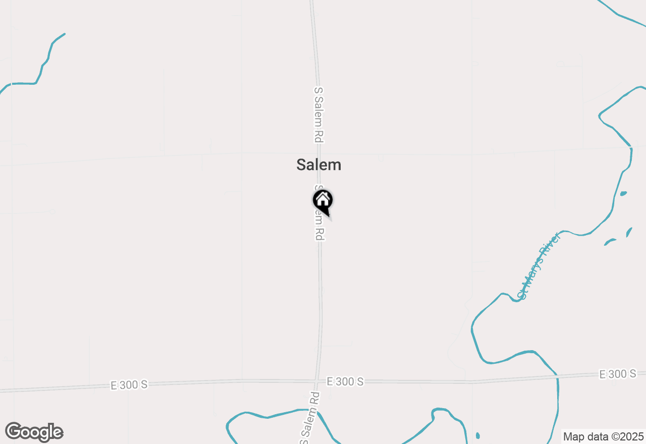 Map of 2285 S Salem Rd, Monroe, IN 46772