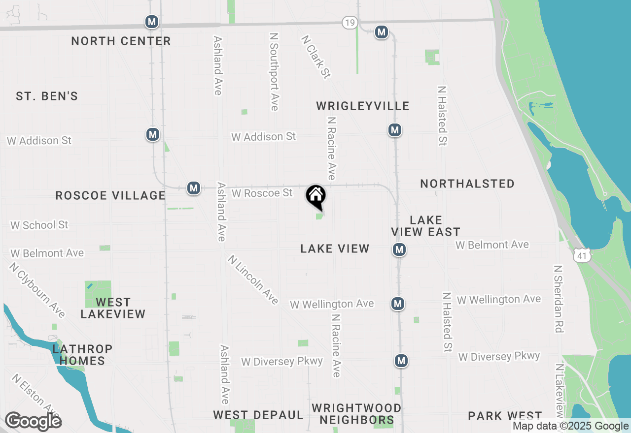 Map of 1238 W School Street, Chicago, IL 60657