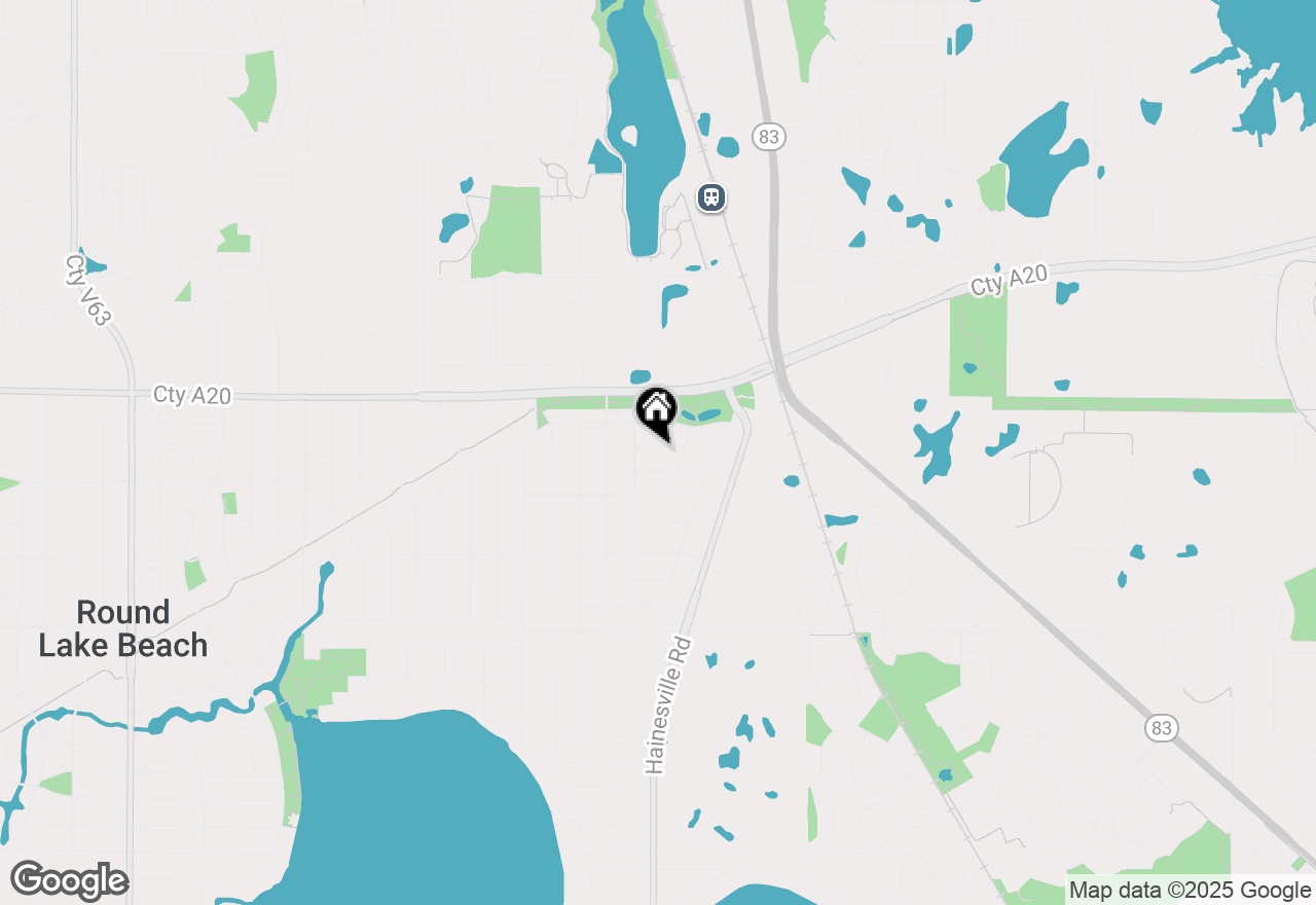 Map of 601 Clover Lane, Round Lake Beach, IL 60073