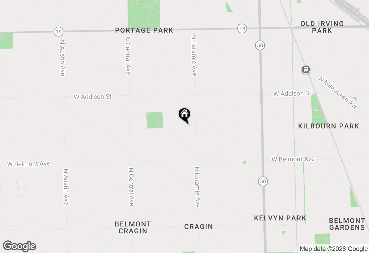 Map of 5242 W Roscoe Street #2, Chicago, IL 60641